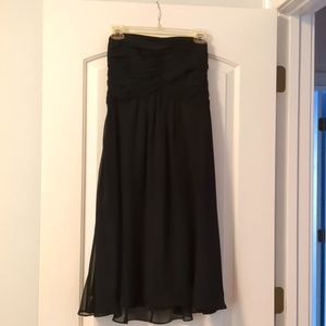 White House Black Market Strapless Evening Dress